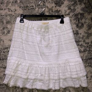 Michael Kors White Islet Skirt
